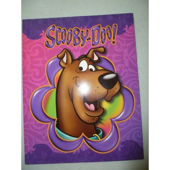 4 X Vintage Scooby Doo Two Pocket Folders 2000 Stuart Hall Cartoon Network - Picture 2 of 12